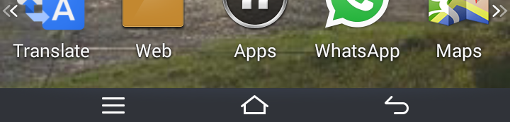half-height software buttons